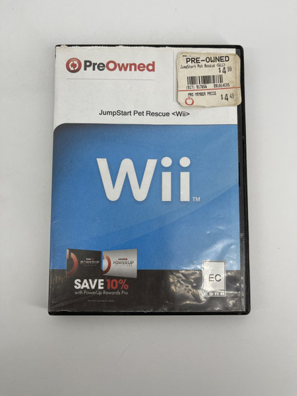 JumpStart: Pet Rescue (Nintendo Wii) Disc & manual only! Used | Tested