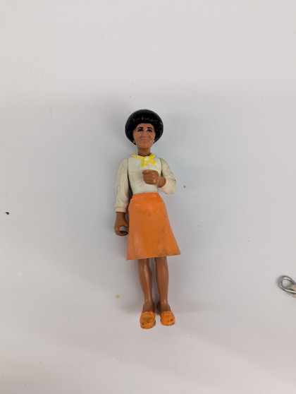 Vintage Black Lady Action Figure Vintage 1976 Fisher Price