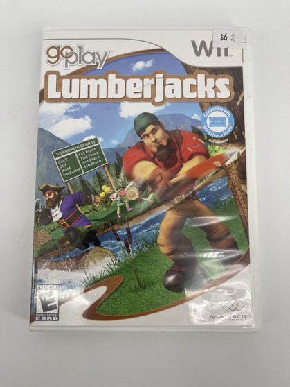 Go Play Lumberjacks (Nintendo Wii) Disc & case only! Used | Tested