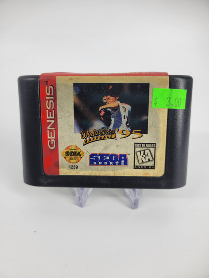 World Series Baseball '95 (Sega Genesis, 1995)  Cart Only | Tested