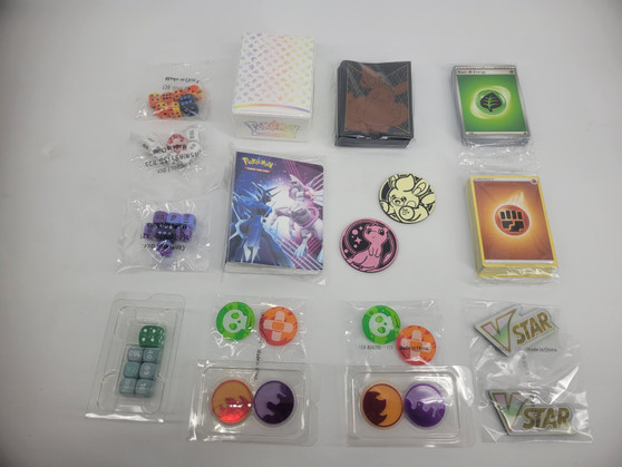 Pokemon TCG Accessory Lot: Deck holder, Mini Binder, Sleeves, and more...