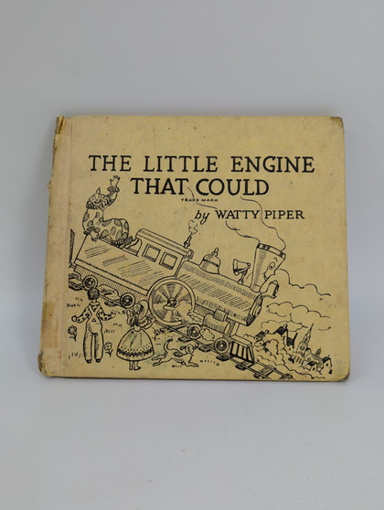 The Little Engine That Could Book by Watty Piper Childrens Hard Cover 1961