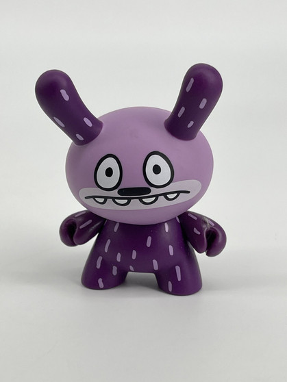 Kidrobot Dunny 2005 2-Faced  Cook purple figure by David Horvath Loose Figure