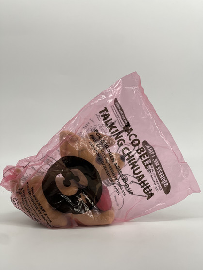 Taco Bell Talking Chihuahua w/Red Heart Pillow - No Sound | New