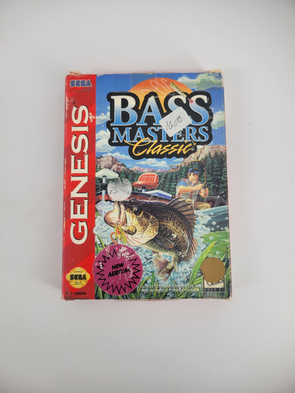 Bass Masters Classic (Sega Genesis, 1995) Complete in box | Tested