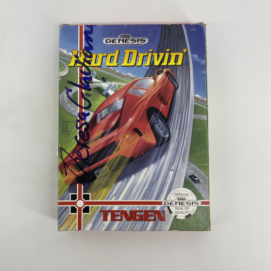 Hard Drivin' (Sega Genesis, 1991) Complete in Box | Tested
