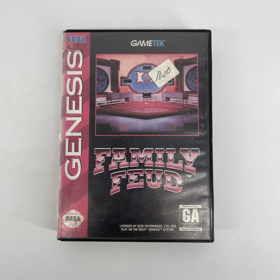 Family Feud (Sega Genesis, 1993) Cart and Box Only  | Tested