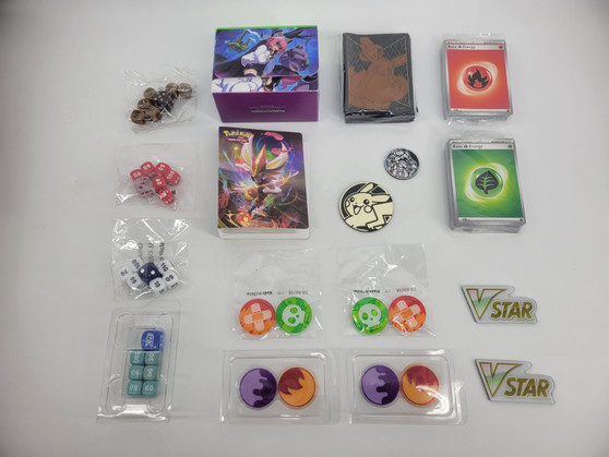 Pokemon TCG Accessory Lot: Deck holder, Mini Binder, Sleeves, and more...