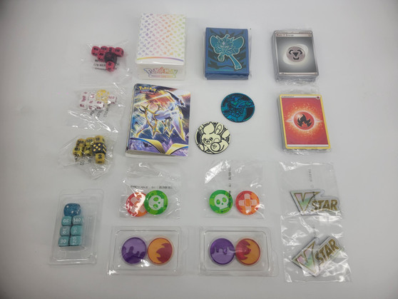 Pokemon TCG Accessory Lot: Deck holder, Mini Binder, Sleeves, and more...