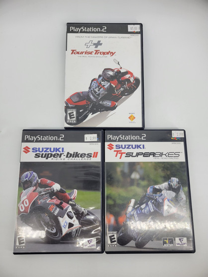 Tourist Trophy, Suzuki TT Superbikes 1 & 2 (Sony PlayStation2) Complete | Tested