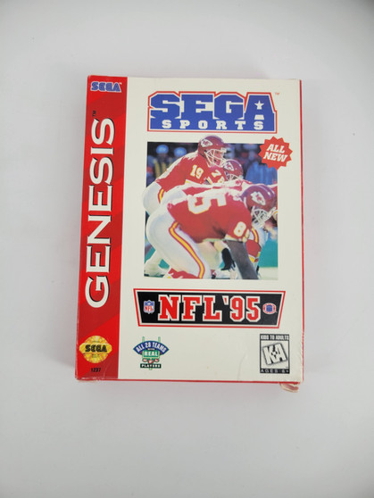 NFL '95 (Sega Genesis, 1994) Complete in box | Tested