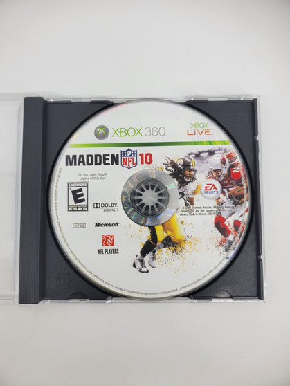 Madden NFL 10 (Microsoft, Xbox 360) Used, Disc Only | Tested