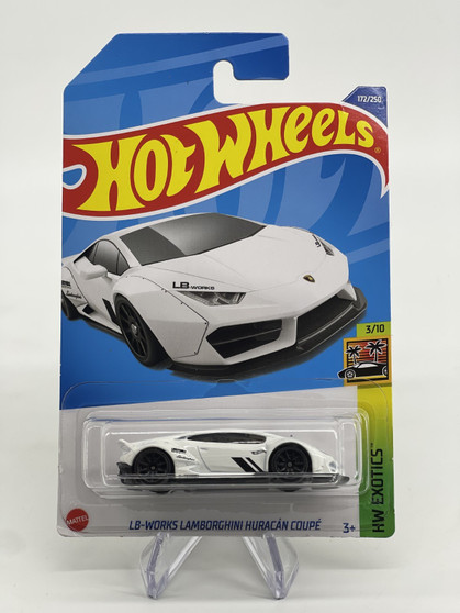 Hot Wheels HW Exotics LB Works Lamborghini Huracan Coupe White