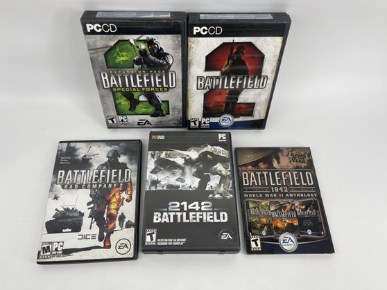 Battlefield PC Bundle (PC) 5 games Complete with Manuals