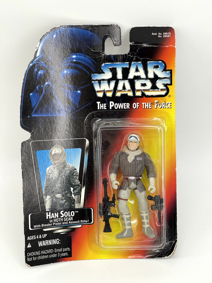 Hasbro Star Wars Power Of The Force Han Solo In Hoth Gear Action Figure