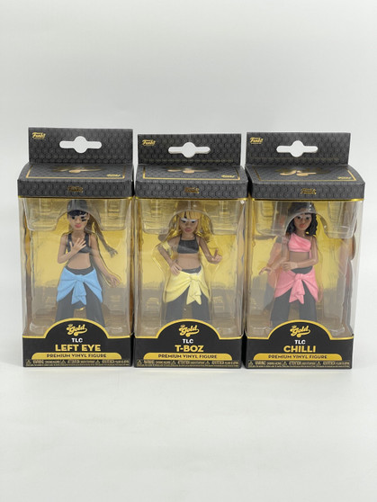 Funko Gold: TLC Left Eye, T-Boz & Chilli -  5" Premium Figures Bundle