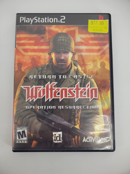 Return to Castle Wolfenstein: Operation Resurrection(PlayStation2) Used | Tested