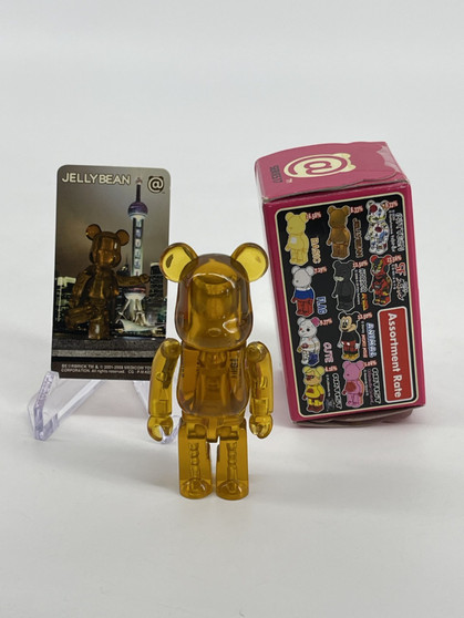 Bearbrick Series 13 - Jellybean (Be@rbrick) - Clear Dark Orange 3" by Medicom