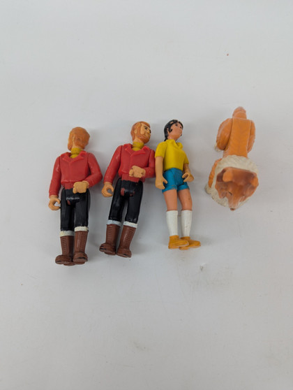 Lot Of 4 Vintage Fisher Price People - Hiking Posse