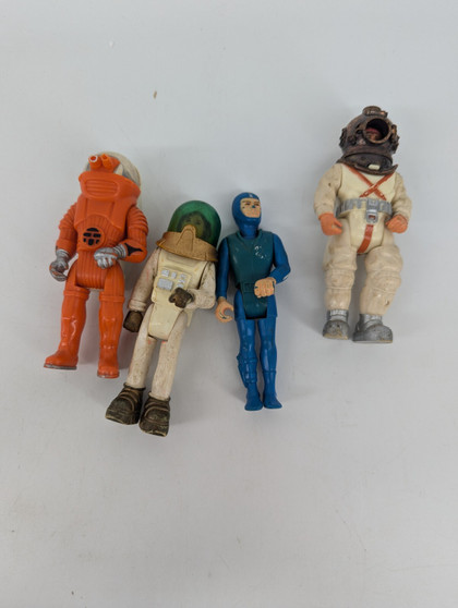 Lot Of 4 Vintage Fisher Price People - Explorers of the Unknown!