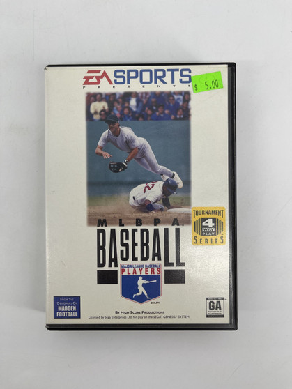 MLBPA Baseball (Sega Genesis, 1994) Cart and Case Only | Tested