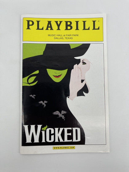 Wicked Playbill Music Hall At Fair Park Dallas, TX 2005
