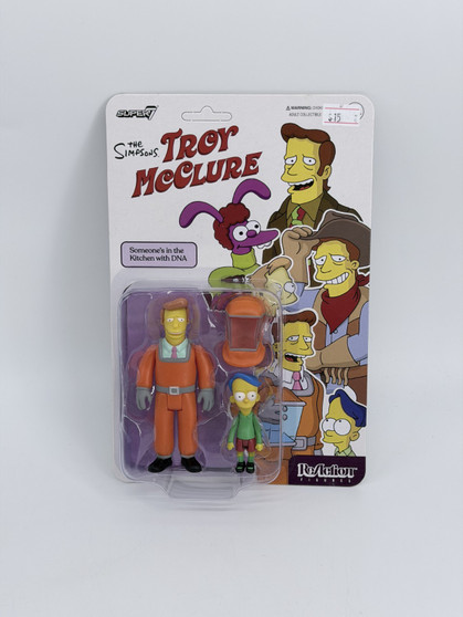 Super7 Reaction The Simpsons: Troy McClure (Kitchen with DNA) Figure 3.75 Inch