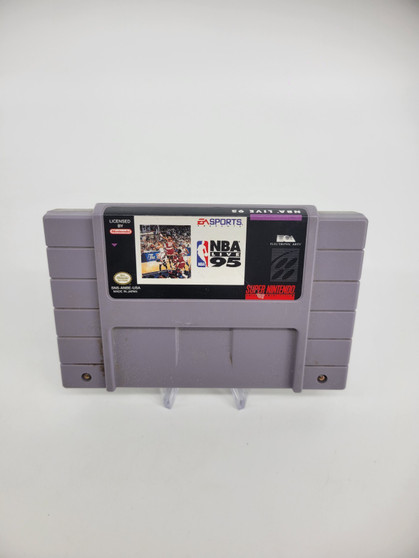 NBA Live 95 (Nintendo SNES, 1994) Cart only! Used | Tested