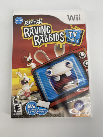 Rayman Raving Rabbids: TV Party (Nintendo Wii) Complete, Used | Tested