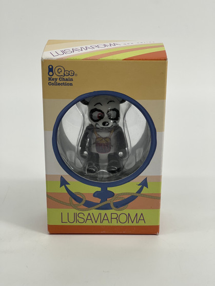 Luisaviaroma Qee Key Chain Series Mini Bear Figurine - Panda Osiris
