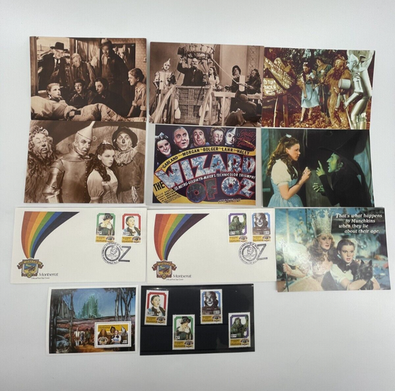Vintage Postcard & Envelopes with Stamps from Wizard of Oz Lot Unused
