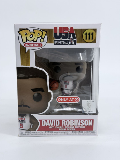 Funko Pop! Basketball: USA Basketball - David Robinson #111 (SPURS) Target Ex