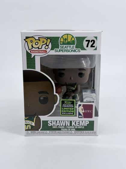 Funko Pop! Basketball: Seattle SuperSonics - Shawn Kemp #72 2020 Limited Edition