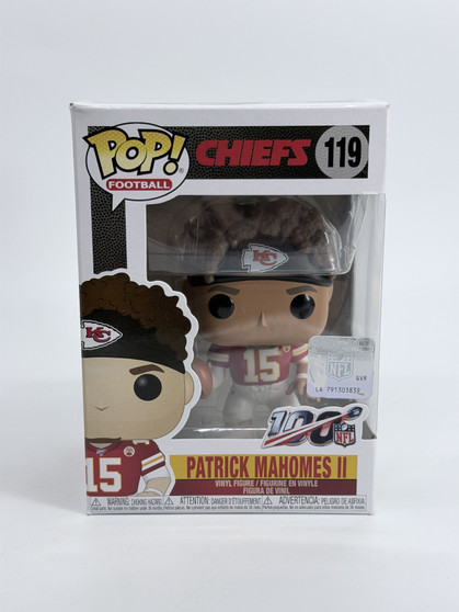 Funko Pop! Football: Kansas City Chiefs - Patrick Mahomes II #119 NFL 100
