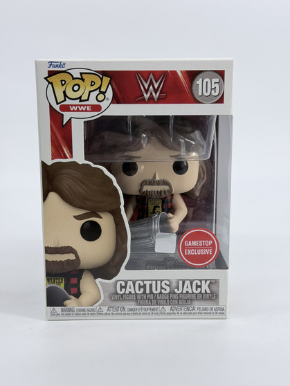 Funko Pop! WWE: Cactus Jack #105 Gamestop Exclusive Vinyl Figure