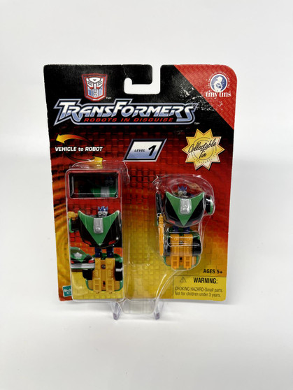 Transformers Robots in Disguise Sideswipe figure sealed Tiny Tins