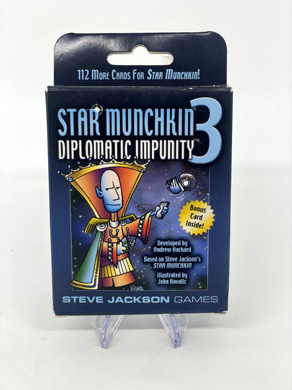 Star Munchkin 3 - Diplomatic Impunity Box Expansion First Edition First Printing