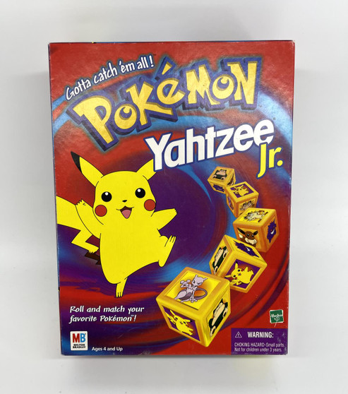 Vintage Pokemon Yahtzee Jr Board Game 1999 - Complete!