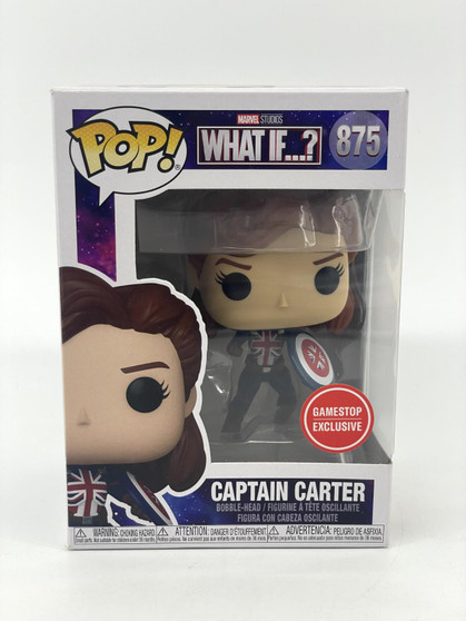 Funko Pop! Marvel What If? Captain Carter #875 Gamestop Exclusive