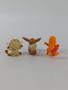 Pokemon Chamander, Eevee, and Meowth Mini Figures - LEGO Compatiable
