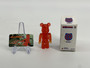 Bearbrick Series 1 Jellybean Clear Red Be@brick - Matte Clear Bright Red