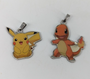 Pokemon Charmander and Pikachu Charms - Used