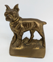 Antique Bulldog Bookends Original Old Cast Iron Bronze Dogs Book Ends (2 pieces)
