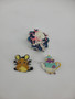 Pokemon Pin Collection: Lot of 3 - Mad Party Dedenne & Polteageist and H Zoroark