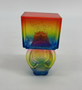 Uamou Soft Vinyl Mr. Dump Horizontal Rainbow Vinatge JPN Limited Retro Figure