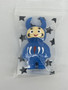 Uamou Seibu Daruma Sofubi Blue 2018 Ikebukuro Exclusive Hand-Painted - 2.8in