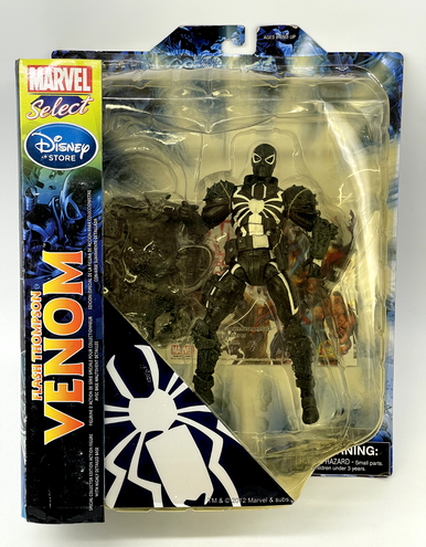 Diamond Marvel Select Venom Action Figure Disney Store Flash