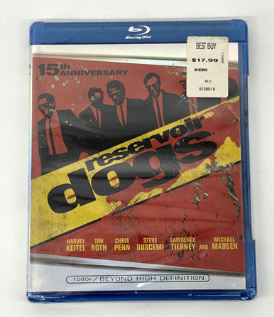Reservoir Dogs Blu Ray 1992 15th Anniversary Edition New