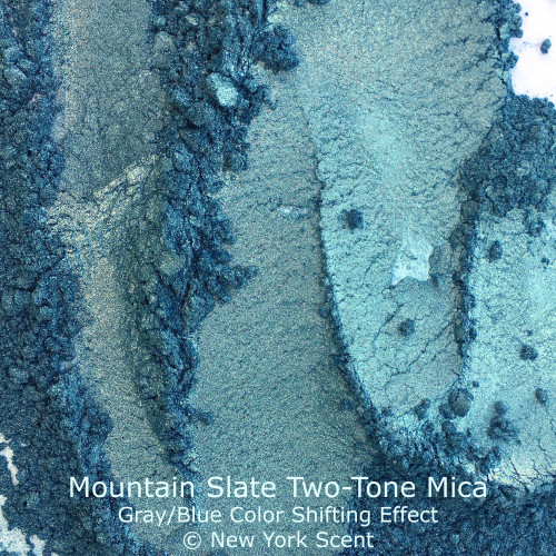 Mountain Slate Two-Tone Mica Powder with Color Shifting Effects from New York Scent