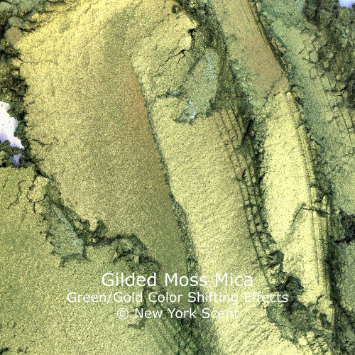 Gilded Moss Two-Tone Mica Powder with Color Shifting Effects from New York Scent Gilded Moss Two-Tone Mica Powder with Color Shifting Effects from New York Scent